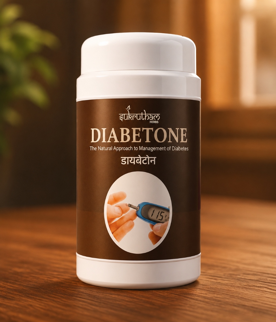 Sukrutham Herbs Diabetone - Natural Approach to Management of Diabetes